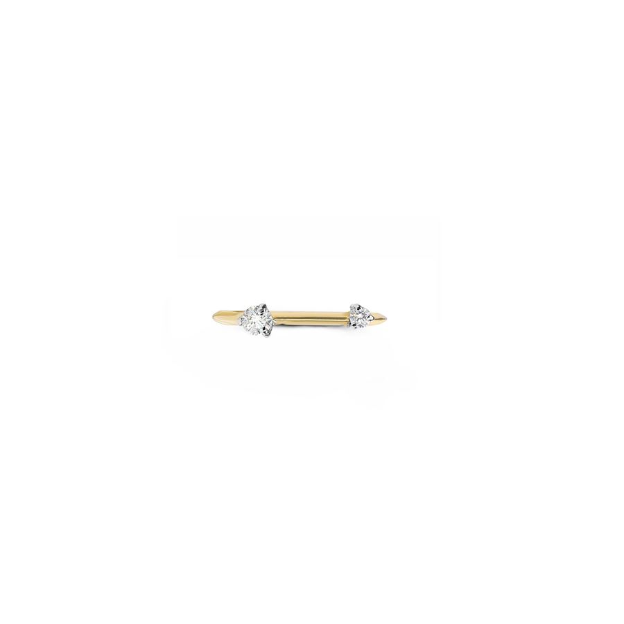 Anello 'Balance' oro giallo taglii brillante BALANCE | AN AU18G2TO CT.0,15+0,05